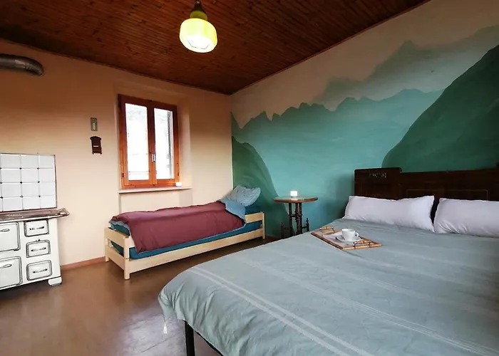 Casa D'arte In The Mountains On Orta - 16 Per Holiday home Quarna Sotto
